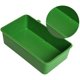 thumbnail image 4 of Alimentador de alimentos de plástico, caja de alimentación con plato de agua, Clip para comida, accesorios para loros y periquitos, jaula Adaptable a jaula cuadrada, 1 ud., 4 of 5