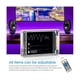thumbnail image 5 of Audio MIC+ Nivel de sonido Decoración del hogar Reloj digital Medidor Visualizador de espectro musical Pantalla de audio Analy Negro, 5 of 5
