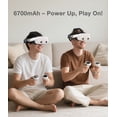 thumbnail image 6 of Beboncool Magnetic Head Strap for Meta Quest 2/3/3S with 2*10000mAh Larger Battery, 6 of 10
