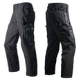 thumbnail image 5 of FRSASU Men's Stretch Tactical Work Pants Flex Water Resistant Utility Hiking Cargo Pants with Mlti Pockets Black-A, 5 of 6
