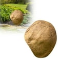 thumbnail image 3 of Artificial Landscape Rock Decorative Stone Grey Realistic Multipurpose Garden Decoration Yard Ornament, 7.48*5.9inch, 3 of 6