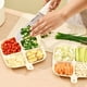 thumbnail image 4 of Platos con compartimentos para niños y adultos | Vajilla reutilizable con compartimentos | Platos de plástico con control de porciones | Apilables y duraderos | Beige o gris, 4 of 7