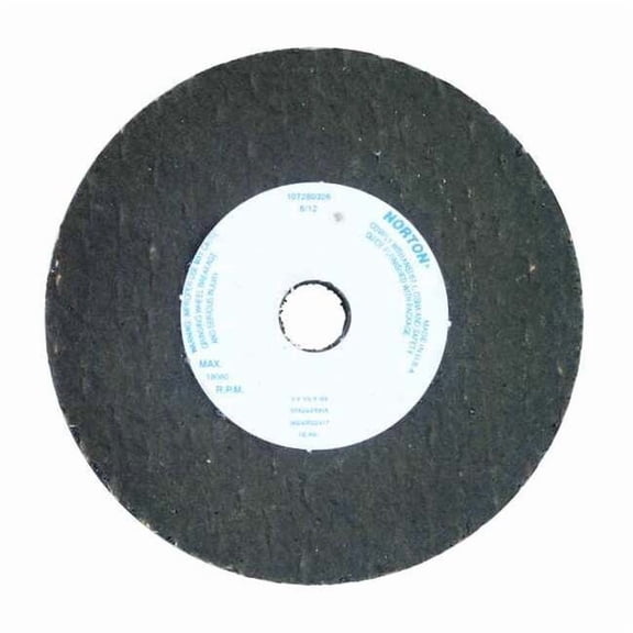 Norton Abrasives Grinding Wheel,T1,2.5x1/2x3/8,AO,24G,Blk 66243522381