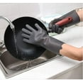 thumbnail image 3 of Silicone Dishwashing Gloves, Pet Grooming Rubber Scrubbing for Dishes, Sponge Wash Cleaning with Scrubbers (13.6" L), 3 of 8
