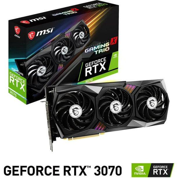 Tarjeta de Video MSI Geforce RTX 3070 GAMING X TRIO 8G GDDR6 HDMI