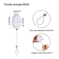 thumbnail image 2 of Uxcell Retractable Security Cable Lock,Remote Control Security Lock,for TV,DVD,Cup,Phone 2Set White 39.37", 2 of 6