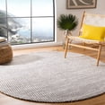 thumbnail image 2 of SAFAVIEH Marbella Christina Solid Area Rug, Ivory, 8' x 8' Round, 2 of 8