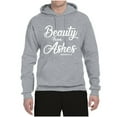 thumbnail image 2 of Wild Bobby Beauty From Ashes Isaiah 61:3 Inspirational/Christian Unisex Graphic Hoodie Sweatshirt, Heather Grey, Large, 2 of 5