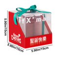 thumbnail image 3 of Caja de Frutas Navideña de Nochebuena onlyliua Embalaje de PVC Transparente Grande, 3 of 7