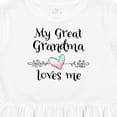 thumbnail image 4 of Inktastic My Great Grandma Loves Me Heart Great Grandchild Girls Toddler Dress, 4 of 5