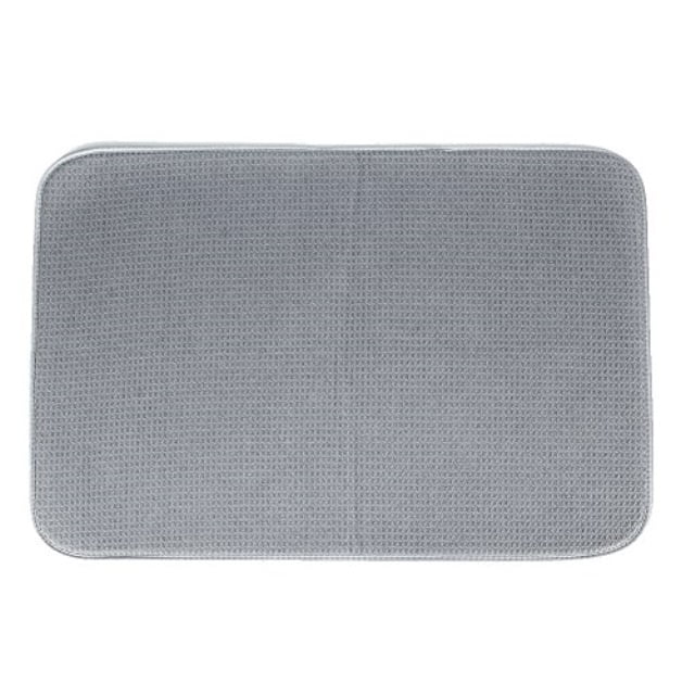 LHFLIVE Microfiber Dish Drying Mat For Kitchen 18 x 24 Inch Extra Large Gray