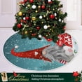 thumbnail image 6 of Coolnut Christmas Christmas Tree Skirt Home Decoration Large Round Christmas Tree Skirt for Holiday Party Home Christmas Day Ornaments,47.2", 6 of 6