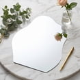 thumbnail image 5 of VVQ 1Pc Irregular Wall Mirror Tiles, Explosion Proof Acrylic Stick On Mirror for Bathroom Bedroom, High Definition Self Adhesive Frameless Vanity Mirror Decor, 5 of 6