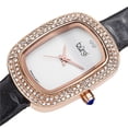thumbnail image 2 of Women's Swiss Quartz Crystal Grey Strap Watch, 2 of 5