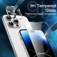 thumbnail image 5 of JETech 5 in 1 Magnetic Case for iPhone 14 Pro 6.1-Inch with 2-Pack Tempered Glass Screen Protector and Camera Lens Protector, Compatible with MagSafe, Shockproof Bumper Phone Cover (Clear), 5 of 7