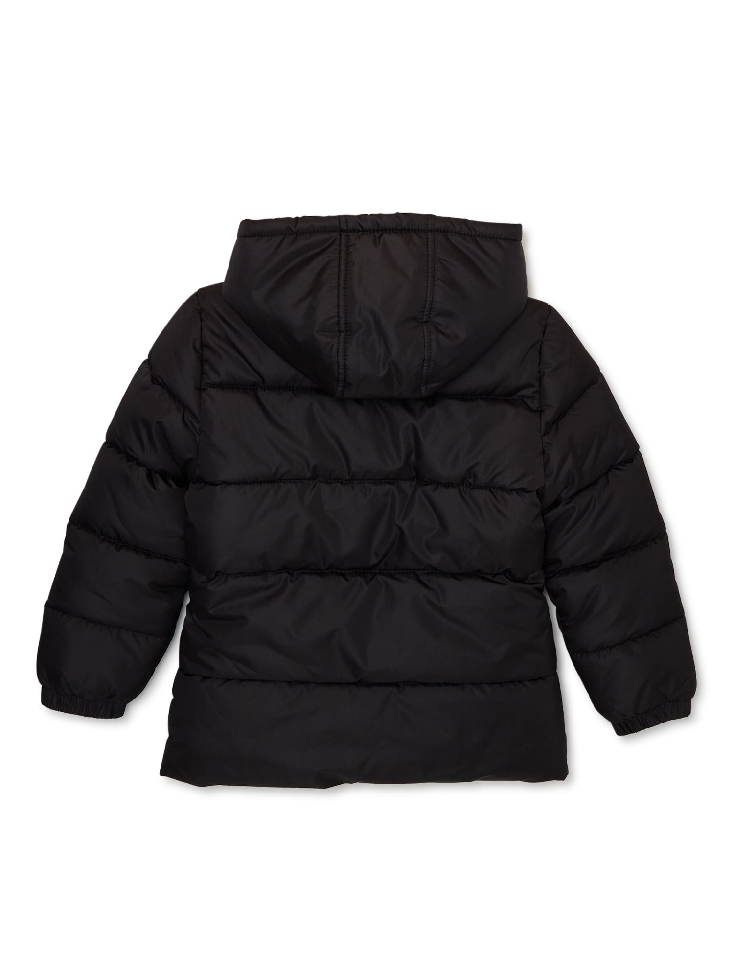 Pink Platinum Girls Solid Hooded Winter Puffer Coat, Sizes 4-16