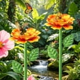 thumbnail image 6 of Roiihwy HummingBird Bird Feeder Baths for Outdoors Small Stick into Ground Cute Tray Feeders for Outdoor Garden Decoration Baths for Bird Lovers, 6 of 6