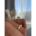 thumbnail image 5 of 2.00Ct Elongated Cushion Cut Moissanite Engagement Ring, Hidden Halo & Double Claw, 10K White Gold, 5 of 7