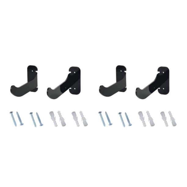 Injueey 2 colgadores decorativos para el hogar, estante para esterilla de Yoga, añaden un toque de elegancia al estante de almacenamiento para negro 2Conjunto