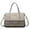 Grey, variant on MKF Collection Quinn Triple Compartments Color Block Tote Women's Handbag by Mia K-Beige