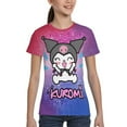 thumbnail image 6 of Sanrio Kuromi Kids T-Shirt 3d Printed Graphic T-Shirts Boys And Girls Short Sleeve Shirts For Youth Kids X-Small, 6 of 6
