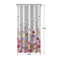 thumbnail image 5 of Pioneer Flower Floral Print Pattern Shower Curtain 36"x72" ,Bathroom Decorative Shower Curtains Set with 12 Hooks,Modern Waterproof Washable Shower Curtain, 5 of 6