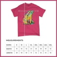 thumbnail image 5 of Tee Hunt You Only Live Once T-Shirt Cute Neon Dolphin Dean Russo Art Men's Tee, Hot Pink, 4X-Large, 5 of 5