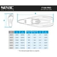 thumbnail image 2 of Seac F-100 PRO Fins, 2 of 2
