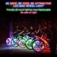 thumbnail image 2 of Luces de Rueda (Rojo + Verde + Azul + Multicolor) Juego de 4, Radios de Rueda de Bicicleta para Bicicleta MTB VTC Adultos y Niños, Lámpara LED de Neón Impermeable para Neumáticos con 3 Modos Intermite, 2 of 5