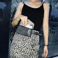 thumbnail image 4 of Riñonera con remaches para mujer, riñonera, riñonera, bolsa para teléfono, riñonera estilo punk, 4 of 5