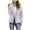 Gray, variant on Fleece Jacket Women Fall Winter Long Sleeve Hooded Pocket Solid Color Double Face Fleece Warm Casual Jacket For Cold Weather Women's Down Jacket