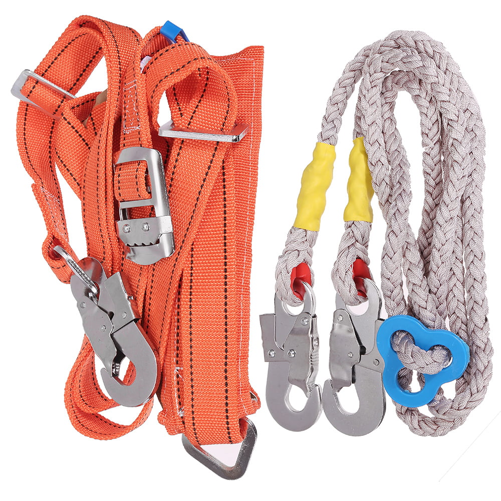 Glove Tree Climbing Spike Set,Aluminum Pole Climbing Spurs Climber Harness Kit 