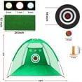 thumbnail image 4 of ABUKY Golf Practice Net Golf Hitting Nets with Chipping Target Pockets,10 x 7ft Golf Training Aids Practice Net Set for Kids Adult Indoor Outdoor Sports Game, 4 of 7