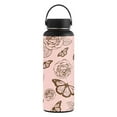 thumbnail image 1 of MightySkins CF-HFWI40-Butterfly Garden Carbon Fiber Skin for Hydro Flask 40 oz Wide Mouth Sticker - Butterfly Garden, 1 of 1
