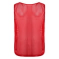thumbnail image 4 of YONGHS Men's Mesh See Through Fishnet Muscle Tank Top Sleeveless Workout T-Shirt Night Club Tops Clubwear Red L, 4 of 7