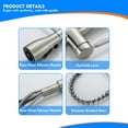 thumbnail image 2 of Sunrinx Pull Down Kitchen Faucet Brushed Nickel Stainless Steel 3-Spray Sink Faucet, 2 of 16
