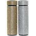 thumbnail image 6 of Fast Track Solutions Diamond Thermos 17 oz Creative Stainless Steel Gold Bling Water Bottle, 6 of 6