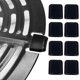 thumbnail image 2 of Air Fryer Rubber Bumpers Fit Power Air Fryer Crisper Plate Air Fryer Replacement Protective Covers For, 2 of 5