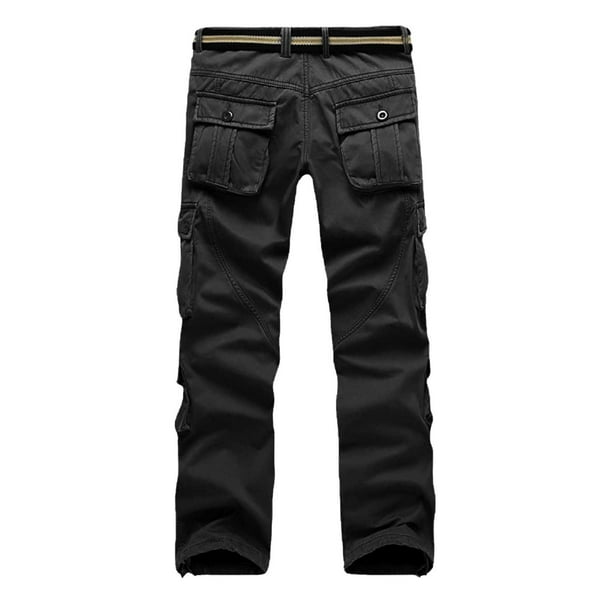 WEAIXIMIUNG Dress Pants Men Slim Fit 30X34 Men's Fashion Casual Pocket Pure  Color Thickened and Padded Work Pants - Walmart.ca