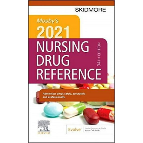 Pre-Owned Mosby's 2021 Nursing Drug Reference (Paperback) 0323757332 9780323757331
