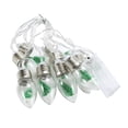 thumbnail image 2 of Guirnalda de luces LED para jardín, 10 luces LED para exteriores, impermeable, funciona con pilas. 2m, 2 of 8