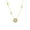 14K Yellow Gold, variant on Fine Jewelry Sterling Silver Diamond Cluster Pendant with Silver Cable Chain Necklace (1/10 cttw, I2-I3 Clarity, I-J Color) 18inch | Metal Weight :1.51 gram