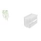 thumbnail image 1 of Adhesivo de pared,Pegatinas de pared de vides colgantes para dormitorio,estuche de pañuelos,Caja de almacenamiento de papel higiénico de pared,Toallero de papel higiénico acrílico montado, 1 of 8