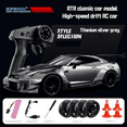 thumbnail image 2 of 1:20 RC Drift Car, GTR R35 Type-2 4WD High-Speed Stunt Racing Sports Car with Lights, 20+KM/H RC130 Motor, 2.4G Drift Control & 3.7V Battery – 080 Racing Toy for Adults, 2 of 9