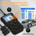 thumbnail image 4 of OBD2 Scanner Diagnostic Tool, Code Reader for Cars and Trucks for Clearing Fault Codes, Check Engine Code Reader for All OBD II Vehicles since 1996, 4 of 7
