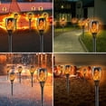 thumbnail image 4 of Euur Solar Lights Outdoor, Solar Torch Lights with Flickering Flame, 6Packs 12LED TorchLights Solar Lights Outdoor, IP65 Waterproof Solar Torch Light Auto On/Off for Garden,Patio, Yard, Pathway, 4 of 6