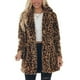 thumbnail image 2 of Pelaje de Peluche, Midi Poliéster Girando El Cuello Leopardo Instintinomio Chaqueta de Felpa Para Comar, 2 of 7