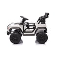 thumbnail image 4 of Licensed Ford Bronco Raptor 12v Kids Ride on Car, COCLUB Toddler Electric Car with Remote Control, Rear Wheels Suspension, Led Lights, Safety Belt, Ride on Toys for Kids 4-8, White, 4 of 10