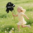 thumbnail image 6 of Multipurpose Plush Horse Head Costume Accessory on Hobby Horse Racing Toy Suitable for Family Fun, 6 of 8