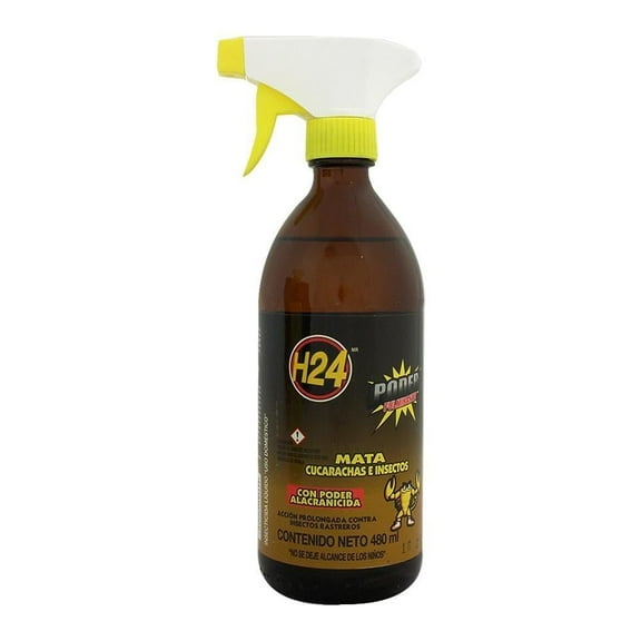 Insecticida H24 poder fulminante líquido  480 ml